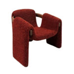 Nordic Designer M-Shape Single Armchair Modern Irregular Solid Wood for Dining & Leisure in Bedroom Home Furniture - Image 3