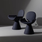 Modern Restaurant Furniture Velvet Fabric Dining Chair Set Round Back Armrest Dining Room Chairs for Hotel - Image 2