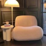 Luxury Single Sofa Chair Modern Leisure Designer Style Lamb Velvet Wooden Material for Home Living Room Balcony Lazy Sofa - Image 2