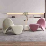 Modern Designer Tongue Lounge Chair Living Room Lazy Single Sofa Leisure Chair for Living Room Furniture - Image 2