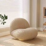 Sofa Home-Use Lambswool Soft & Comfortable Living Room Bean Bag Sofa Apartment-Specific Model - Image 2