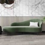 Sofa Modern Living Room Furniture Three Seats Luxury Fabric Sofas Set Couch Office Sofas - Image 4