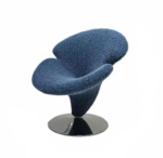 Hot Selling Flower Shaped Leisure Chair Modern Leisure Chair for Living Room Salon Lazy Single Sofa Revolving Chair Furniture