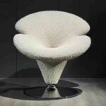 Hot Selling Flower Shaped Leisure Chair Modern Leisure Chair for Living Room Salon Lazy Single Sofa Revolving Chair Furniture - Image 3