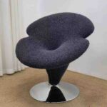 Hot Selling Flower Shaped Leisure Chair Modern Leisure Chair for Living Room Salon Lazy Single Sofa Revolving Chair Furniture - Image 2