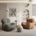 Modern Convertible Fabric One Seat Sofa Bed Foldable & Eco-Friendly Durable Adjustable for Hotel and Home Use - Image 4