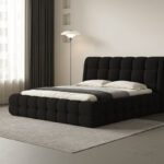 Bedroom Frames Luxury Bedrooms Set Upholstered Bed Modern Designs Wooden king Up-holstered Beds - Image 3