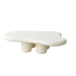 Furniture Cream Medieval Style FPR Coffee Table Popular B&B Wabi-Sabi Style