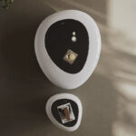 Modern Living Room Furniture Glass Coffee Table Luxury Coffee Table Black and White Coffee Table for Hotel - Image 5