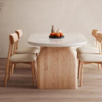 Solid Wood Coffee Table Modern Japanese Minimalist Design Low Living Room Furniture Natural Finish Durable - Image 2