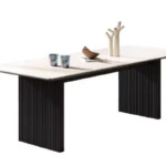 Dining Table and Chair Combination Solid Wood Dining Table and Chair Modern Rectangular Dining Table - Image 4