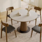 Italian Style End Table Polished Marble Top Living Room Furniture Beside Sofa Side Table for Apartments and Villas - Image 2