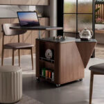 Modern Light Luxury Durable Mobile Sofa Side & Bedside Table for Living/Dining Room Coffee Table - Image 3