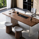 Customized Make Size and Different Style Professional Kitchen Furniture Kitchen Island Table Solid Wood