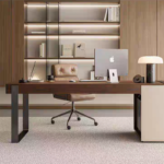 High End Boss Ceo Desk Computer Table High-end President Chairman Office Furniture Executive Lifting Office Desk