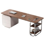 Office Furniture Solid Wood Modern Ceo Office Desk Managers Desk Executive Table Office l Shaped Desk with Drawers - Image 4