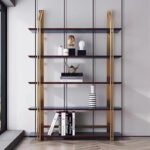 Cosmetic Display Cabinet Living Room Wall Showcase Stainless Steel Toys Display Showcase for Kitchen Dining Bedroom Application