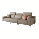 Velvet Modular Sofa Set with Reclining Feature Simple Design Wood Legs for Living Room Furnishing