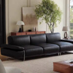 Modern Modular Leather Sectional Sofa Set for Office Lounge Reception Area PU Waiting Couches for Salon Commercial Furniture Use - Image 3