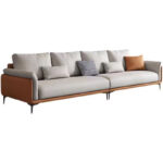 Modern Mid-century Style Home Office Lounge Furniture Custom 2/3/4 Seater Stain Spill Resistant Performance Fabric Velvet Sofa