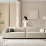 Modern Living Room Furniture High End Leisure Modular Soft Velvet Tufted Fabric Couch Set with Sofa Chair for Villa - Image 3