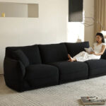Hot Selling Cloud Sofa Couch 3-Seater Upholstered Fabric Living Room Furniture for Hotels Malls and Villas - Image 3