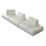 Modern Luxury Living Room Furniture Villas Modular Sectional Couch Wabi Sabi Sectional Sofa - Image 4
