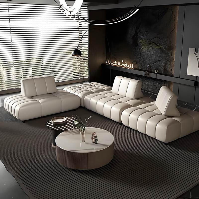 微信图片_2026-03-30_122812_880 Modern Luxury Living Room Furniture Villas Modular Sectional Couch Wabi Sabi Sectional Sofa - Image 1