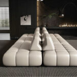 Modern Luxury Living Room Furniture Villas Modular Sectional Couch Wabi Sabi Sectional Sofa - Image 2