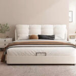1.8 Meters High Elasticity Sponge Filling Comfortable and Soft Load-bearing Modern Leather Bed Frame for Bedroom - Image 3