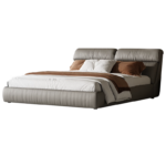 Modern Luxury 1.5m or 1.8m Home Furniture Wooden Bed Frame king Size Bed Apartment Master Soft Bed