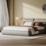 Modern Luxury 1.5m or 1.8m Home Furniture Wooden Bed Frame king Size Bed Apartment Master Soft Bed - Image 3