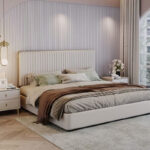 Nordic Modern Simple High-end Leather Bed Wedding Bed Double Bed Home Furniture